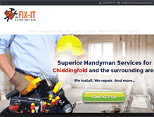 Tablet Screenshot of mrfixitchiddingfold.com